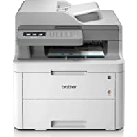 Los mejores  - Brother DCPL3550CDWG1 3IN1 Impresora LED DCPL3550CDW A4-Duplex-WLAN-LAN-Color- Gris
